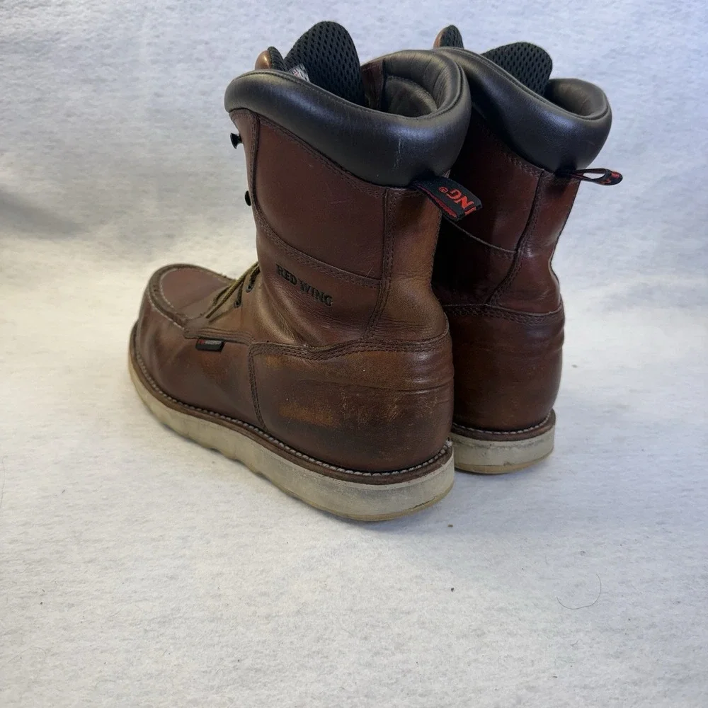Red Wing Traction Tred Soft Toe Work Boot 411 Moc Toe Men's 11 EH Waterproof